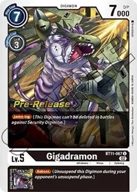 Gigadramon (Dimensional Phase Pre-Release Cards)