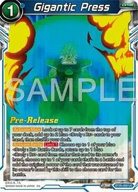 Gigantic Press (Ultimate Advent Pre-Release Cards)