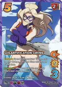 Gigantification Swing (UniVersus: My Hero Academia: Girl Power)