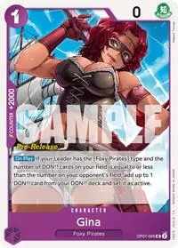 Gina (500 Years in the Future Pre-Release Cards)