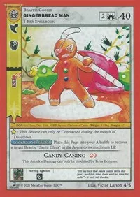 Gingerbread Man Second Edition (Holiday Promos) — MetaZoo Card Value