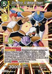 Ginyo Force All Members Present (Fearsome Rivals)