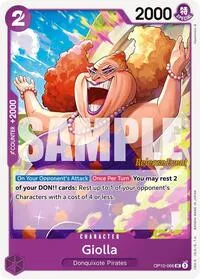 Giolla (Royal Blood Release Event Cards) — One Piece Card Game Card Value