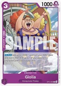 Giolla (The Azure Sea's Seven) — One Piece Card Game Card Value