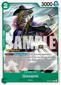 Giovanni (Two Legends Pre-Release Cards)
