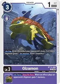Gizamon (Exceed Apocalypse) — Digimon Card Game Card Value