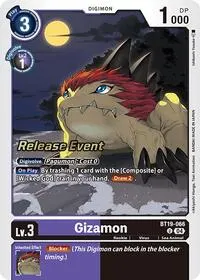 Gizamon (Release Special Booster 2.0 Celebration Event Cards)