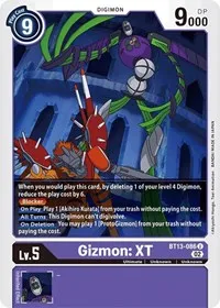 Gizmon XT (Versus Royal Knights) — Digimon Card Game Card Value
