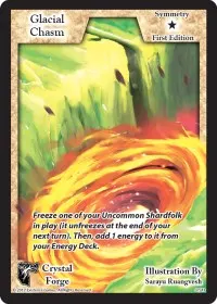 Glacial Chasm First Edition (Crystal Forge)