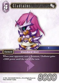Gladiator (Opus VII) — Final Fantasy TCG Card Value