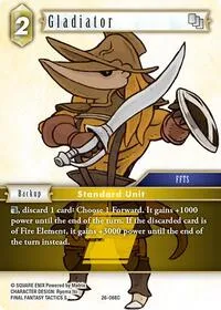 Gladiator (Gunslinger in the Abyss) — Final Fantasy TCG Card Value