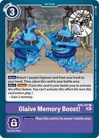 Glaive Memory Boost (Double Diamond)