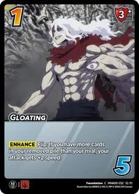Gloating (Challenger Series: My Hero Academia - Final Battle) — UniVersus Card Value