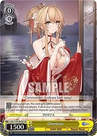 Glorious SR (Azur Lane) — Weiss Schwarz Card Value