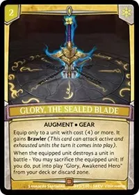 Glory the Sealed Blade (Revelations)