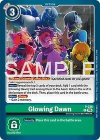 Glowing Dawn Store Tournament 2026 Vol 2 Participation Pack (Digimon Promotion Cards)