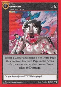 Gluttony (Cryptid Nation: Second Edition) — MetaZoo Card Value