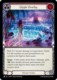 Glyph Overlay Red (Blitz Deck: Rosetta - Oscilio) — Flesh & Blood TCG Card Value