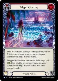 Glyph Overlay Red (Blitz Deck: Rosetta - Oscilio)