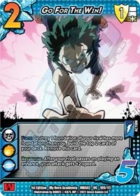 Go For The Win (UniVersus: My Hero Academia: Crimson Rampage)
