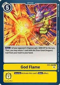God Flame (Revision Pack Cards) — Digimon Card Game Card Value