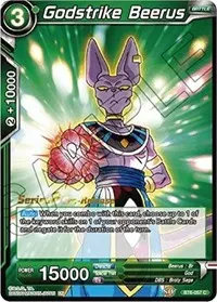 Godstrike Beerus (Destroyer Kings Pre-Release Cards)