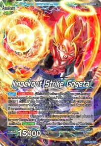 Gogeta Knockout Strike Gogeta 2018 Big Card Pack (Promotion Cards)