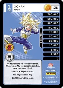 Gohan Adept High Tech Foil (Panini: Awakening) — Dragon Ball Z TCG Card Value