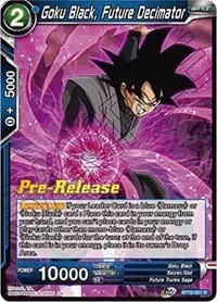 Goku Black Future Decimator (Rise of the Unison Warrior Pre-Release Cards)