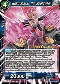Goku Black the Replicator (Assault of the Saiyans Pre-Release Cards)