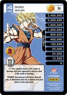 Goku Selfless High Tech Foil (Panini: Awakening)