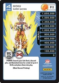 Goku Super Saiyan Evolution (Panini Promo Cards)