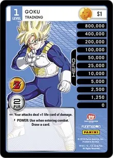 Goku Training High Tech Foil (Panini: Awakening)