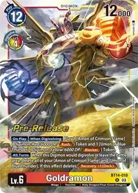 Goldramon (Blast Ace Pre-Release Cards)