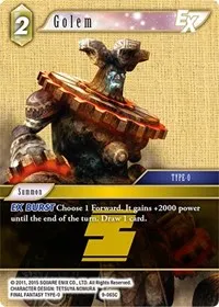 Golem EX (Opus IX) — Final Fantasy TCG Card Value