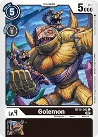 Golemon (Xros Encounter) — Digimon Card Game Card Value