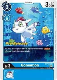 Gomamon (Next Adventure Pre-Release Cards) — Digimon Card Game Card Value