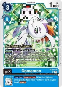 Gomamon (Time Stranger Release Event Cards)