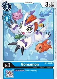 Gomamon BT1 030 (Release Special Booster 1.0)
