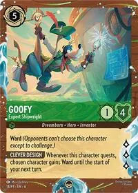 Goofy Expert Shipwright Disney Cruise Promo (Disney Lorcana Promo Cards)