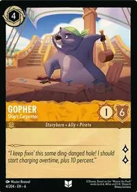 Gopher Ships Carpenter (Azurite Sea) — Lorcana TCG Card Value