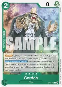 Gordon (Starter Deck 16: GREEN Uta) — One Piece Card Game Card Value