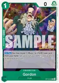 Gordon (Carrying On His Will: 3rd Anniversary Tournament Cards)