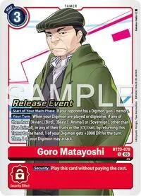 Goro Matayoshi (Hackers' Slumber Release Event Cards)
