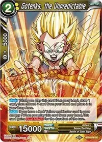 Gotenks the Unpredictable (Malicious Machinations Pre-Release Cards)