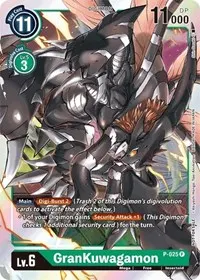 GranKuwagamon P 025 (Digimon Promotion Cards)