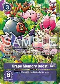 Grape Memory Boost Alternate Art (Starter Deck 23: Beatbreak)