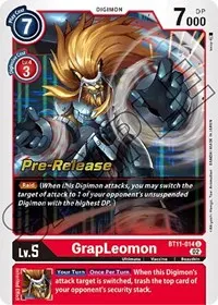 GrapLeomon (Dimensional Phase Pre-Release Cards)