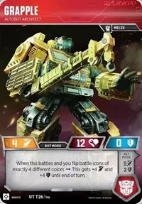 Grapple Autobot Architect (Rise of the Combiners)
