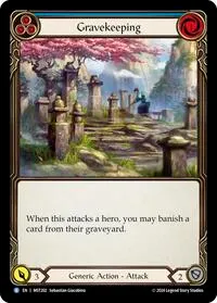 Gravekeeping Blue (Part the Mistveil) — Flesh & Blood TCG Card Value